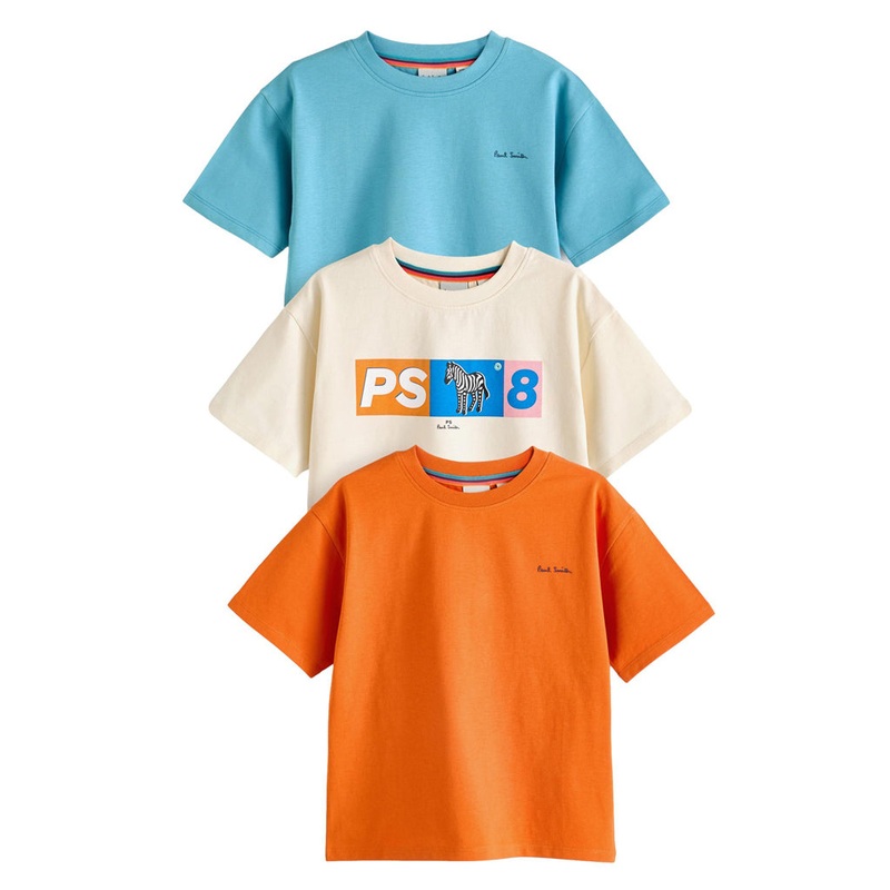 Paul Smith Junior 3-Pack Orange Tee