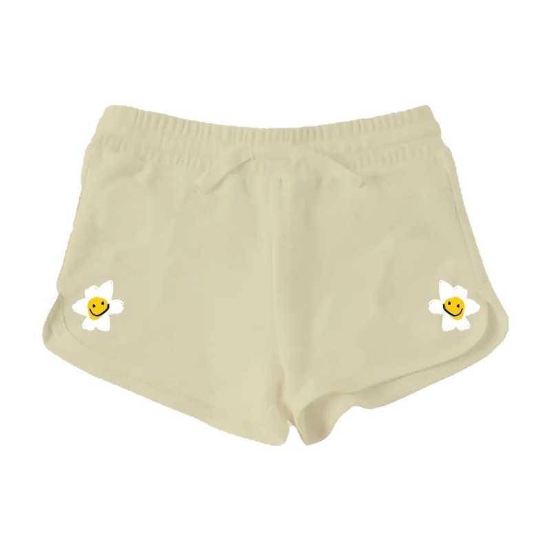 Stella McCartney Kids Daisies Print Fleece Shorts