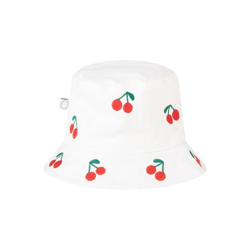 Stella McCartney Kids Embroidered Cherries Bucket Hat