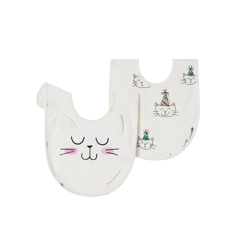 Stella McCartney Kids Party Hat Two-Piece Bibs Gift Set