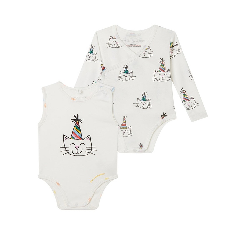 Stella McCartney Kids Party Hat Two-Piece Romper Gift Set