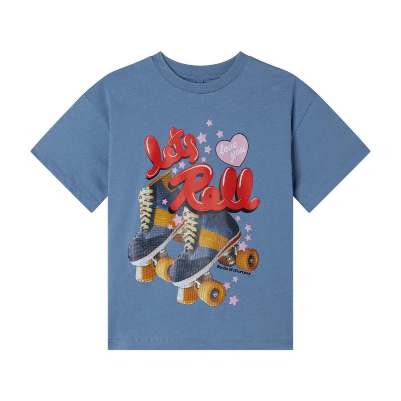 Stella McCartney Kids Roller Skates Print T-shirt
