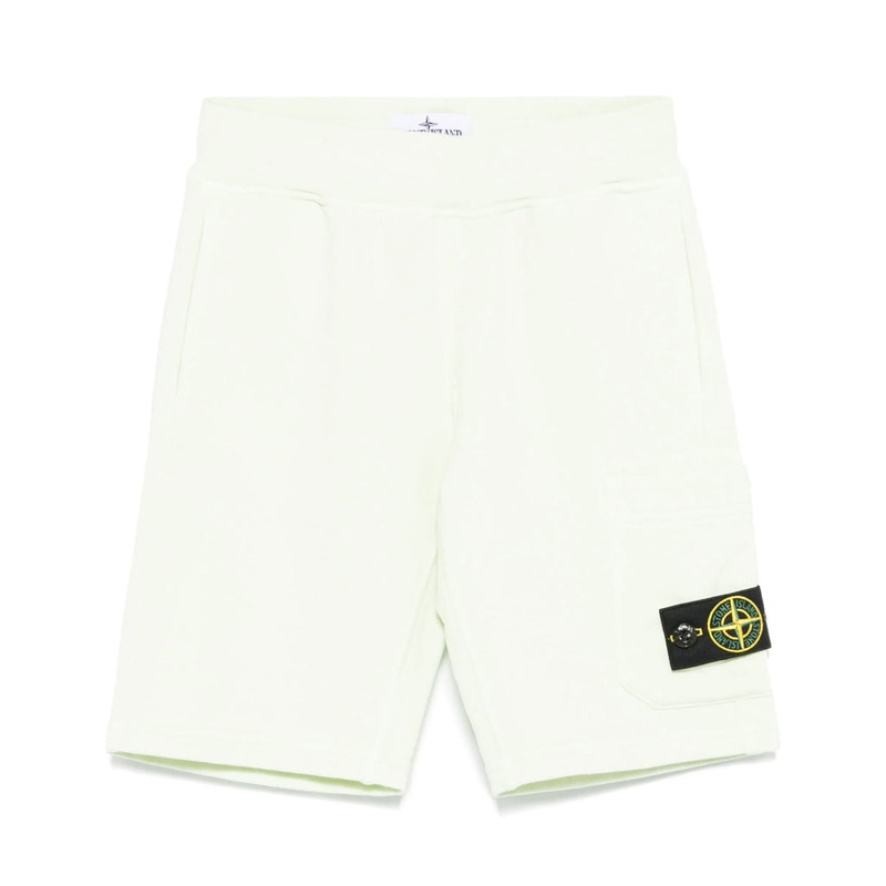 Stone Island Junior Shorts|Green|4 Years|6 Years|8 Years|10 Years|12 Years|14 Years
