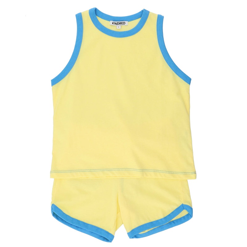Tank and Short Set|Yellow|4 Years|6 Years|8 Years|10 Years|12 Years