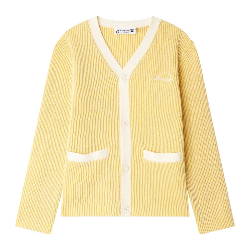 Bonpoint Albert Cardigan|Yellow|4 Years|6 Years|8 Years|10 Years|12 Years|14 Years
