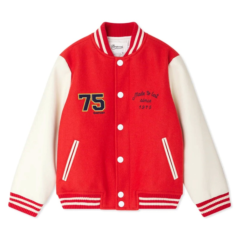 Bonpoint Darmouth Jacket|Red|4 Years|6 Years|8 Years|10 Years|12 Years