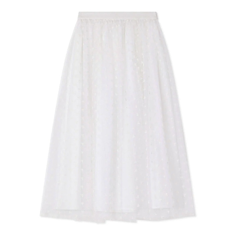 Bonpoint Panice Skirt|White|Size 1 (4 Years)|Size 2 (6 - 8 Years)|Size 3 (10 - 12 Years)