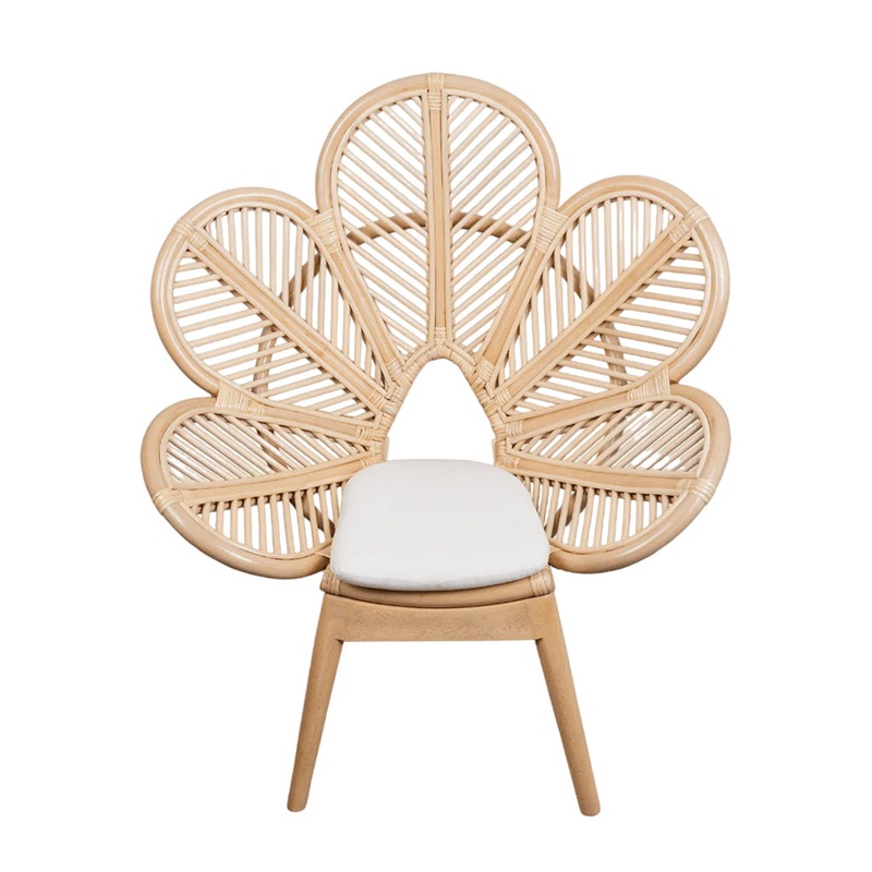 Momiji Petal Kids Chair|Brown|One-size