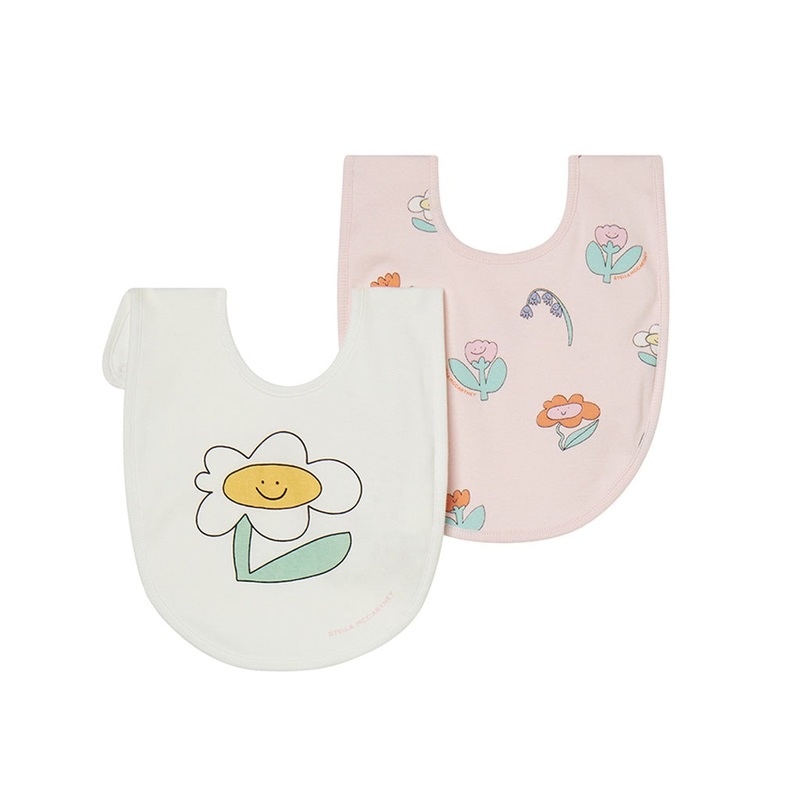 Stella McCartney Kids Flowers Two-Piece Bibs Gift Set