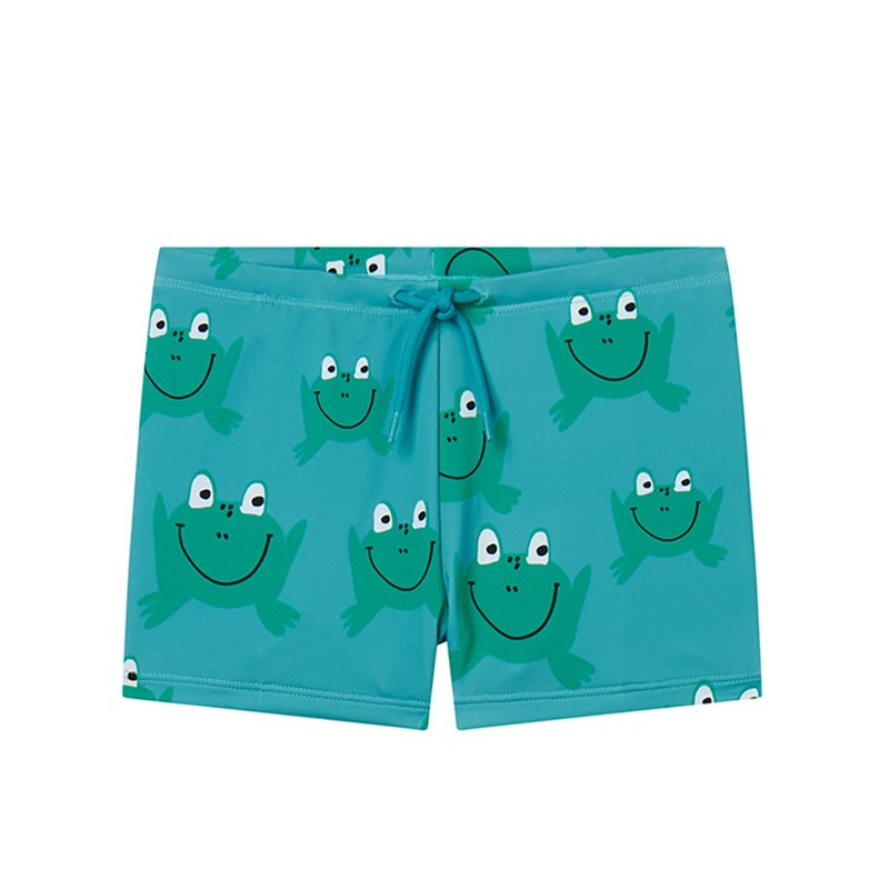 Stella McCartney Kids Frog All-Over Print Swim Shorts