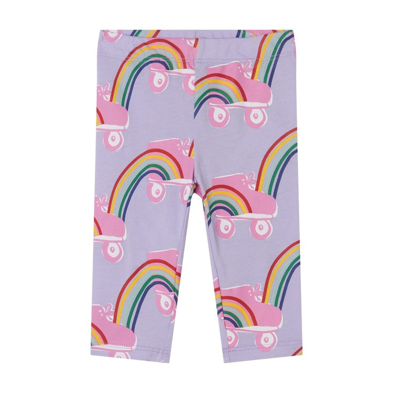 Stella McCartney Kids Roller Rainbows All-Over Print Leggings