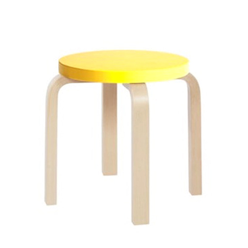 Artek Children Stool NE60|Yellow|One-size