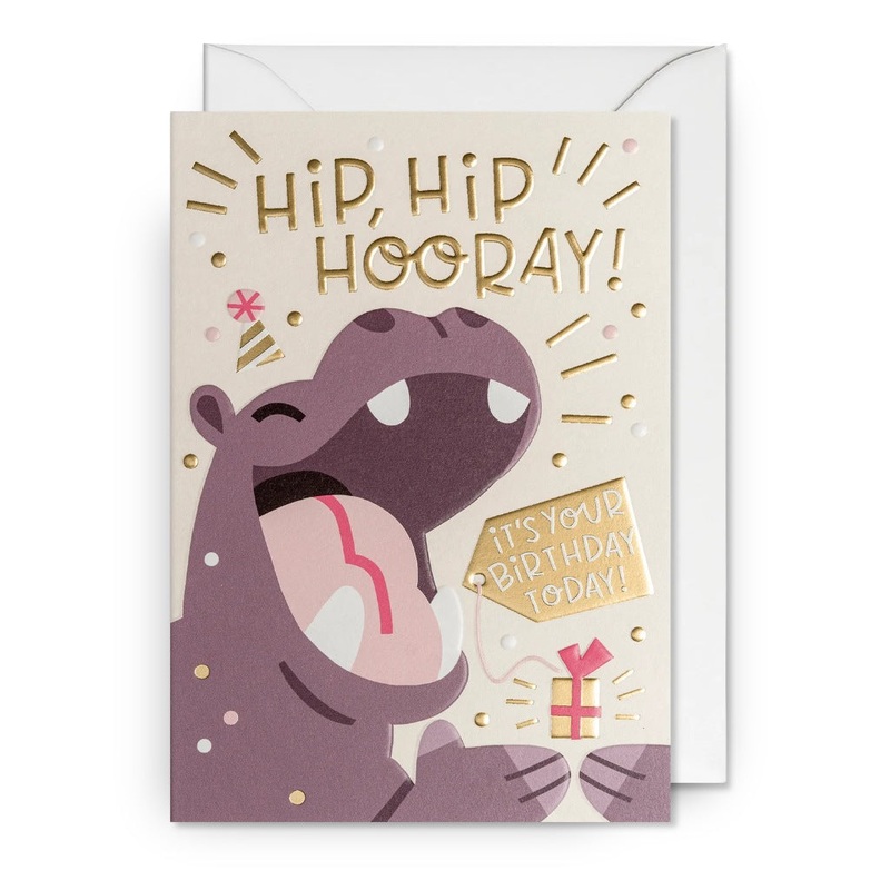 Lagom Design Hip Hip Hooray!  Everyday Card