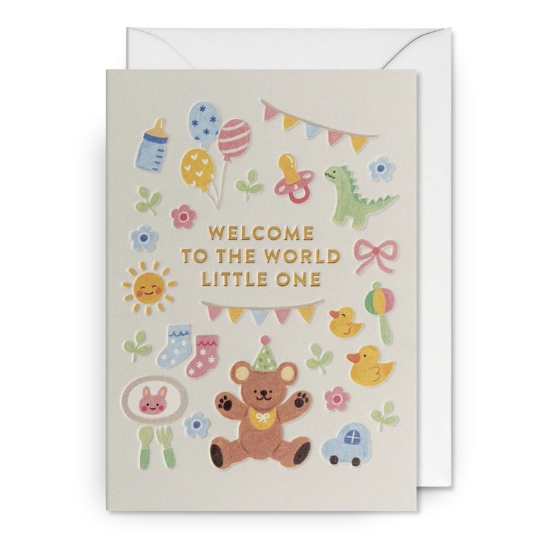 Lagom Design Welcome to the World Little One  Everyday Card