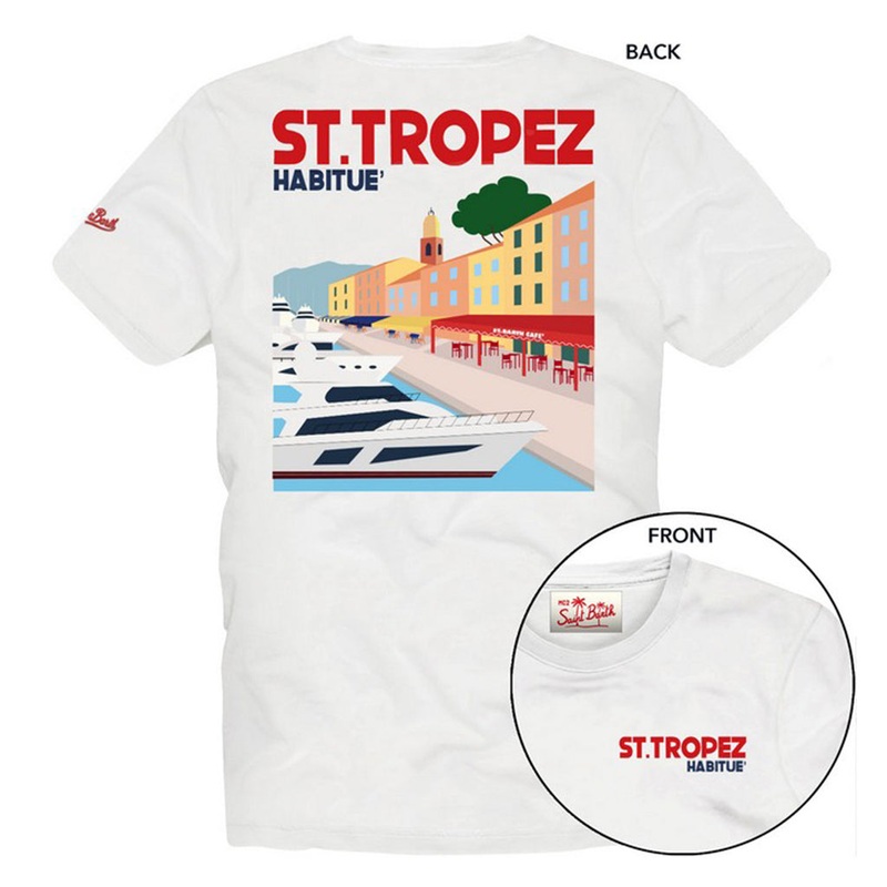 MC2 Saint Barth St Tropez Postcard T-shirt