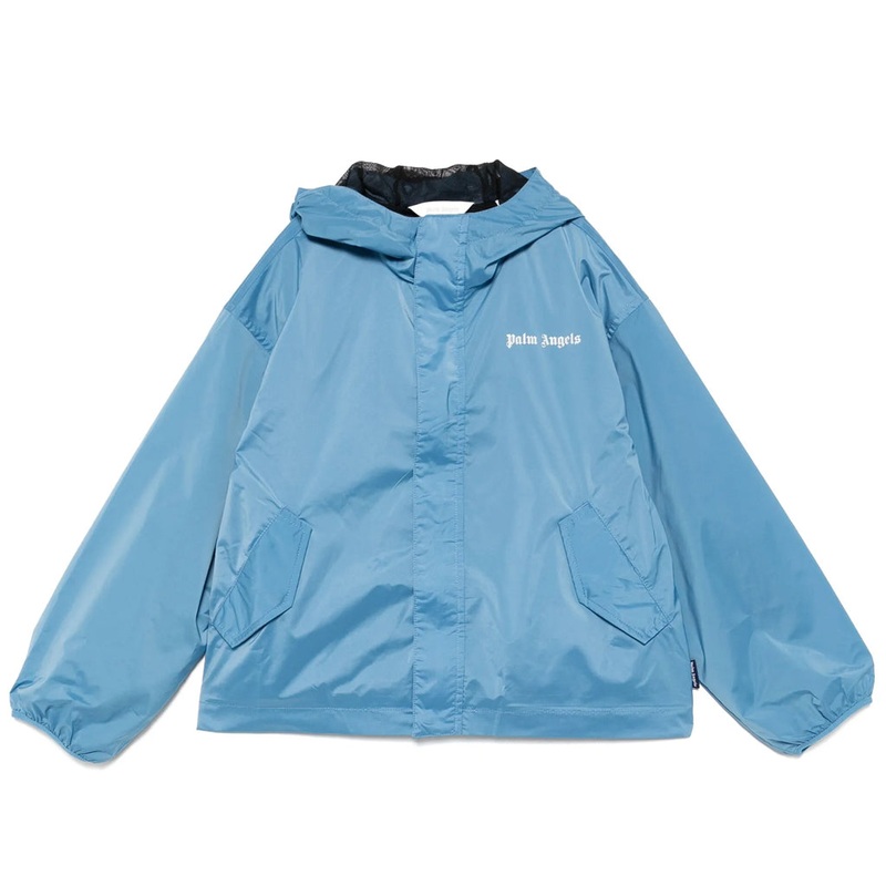 Palm Angels Kids Over Logo Windbreaker