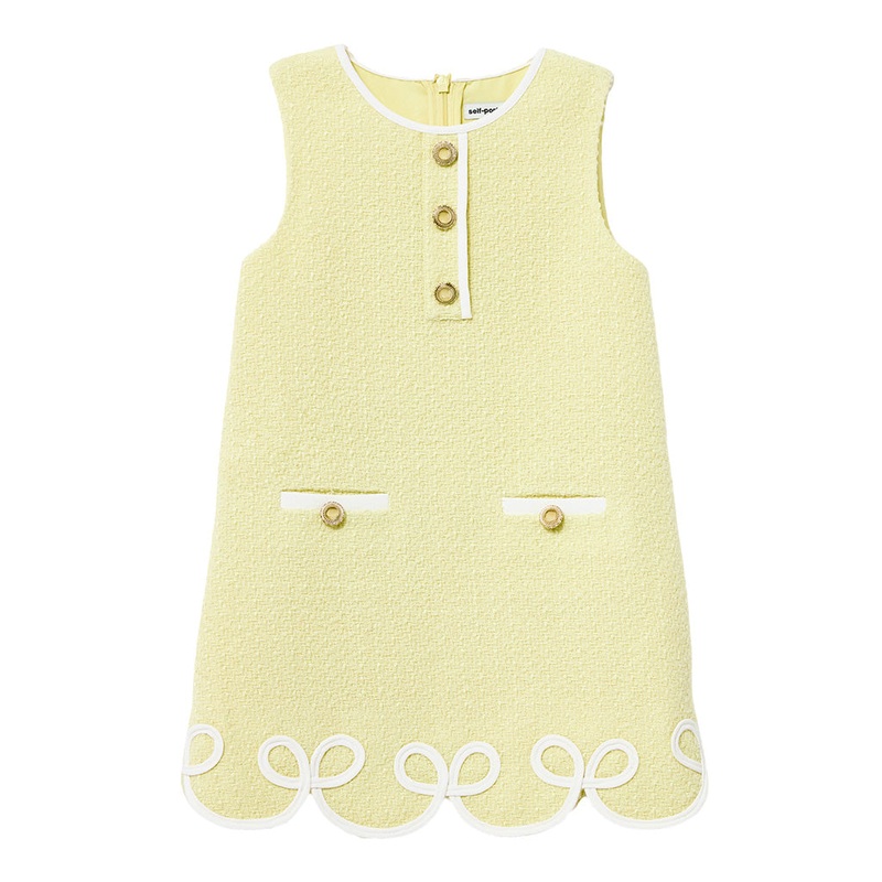 Self Portrait Kids Boucle Dress
