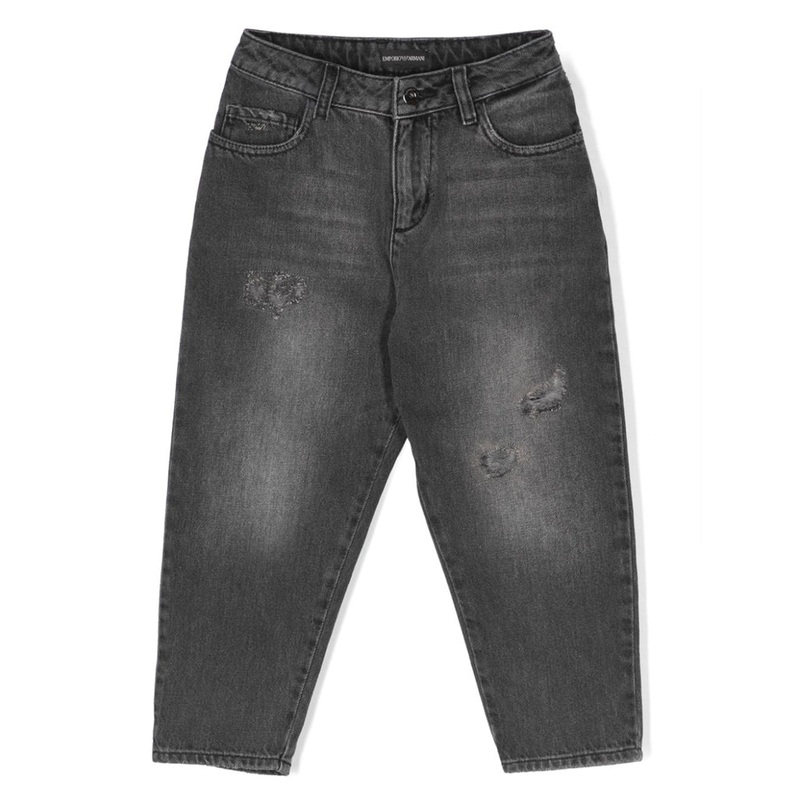 Faded Baggy Jeans|Grey|4 Years|6 Years|8 Years|10 Years|12 Years|14 Years|16 Years