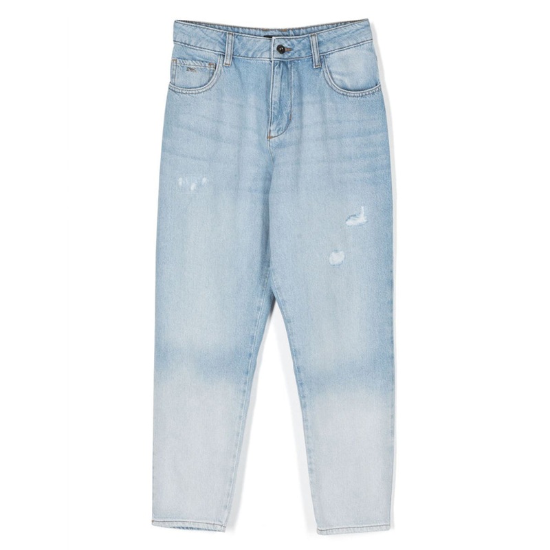 Faded Tapered Jeans|Blue|4 Years|6 Years|8 Years|10 Years|12 Years|14 Years|16 Years