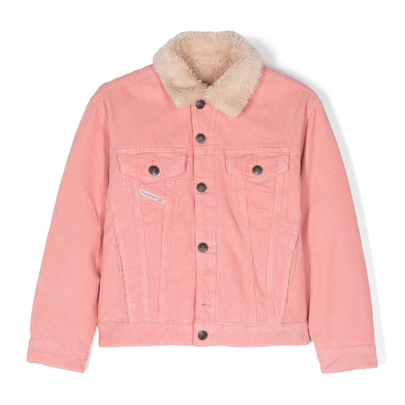 Jresky Shearling Collar Corduroy Jacket