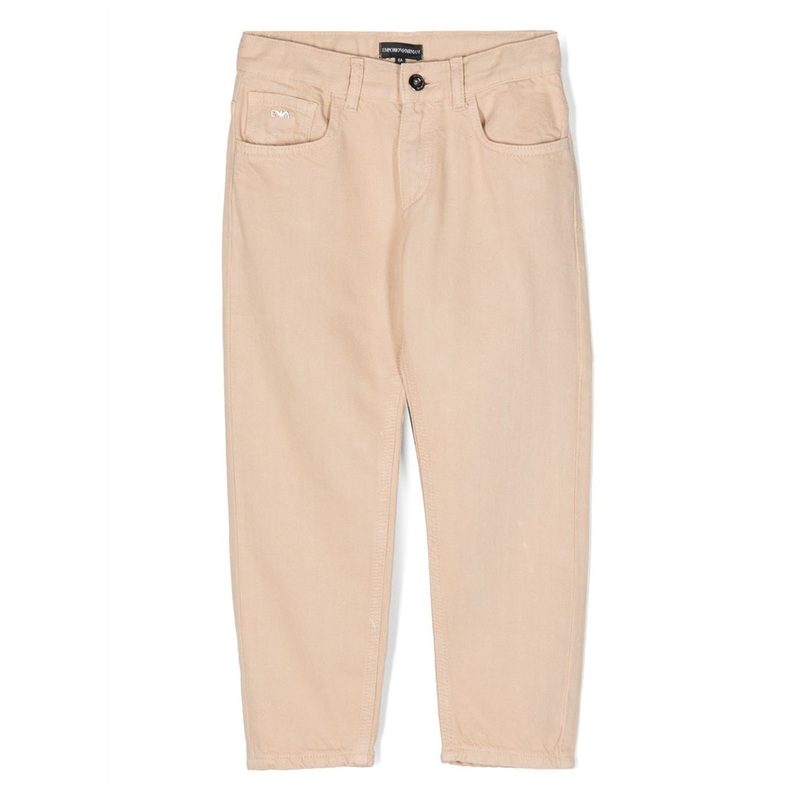Logo Plaque Twill Chinos|Beige|4 Years|6 Years|8 Years|10 Years|12 Years|14 Years|16 Years