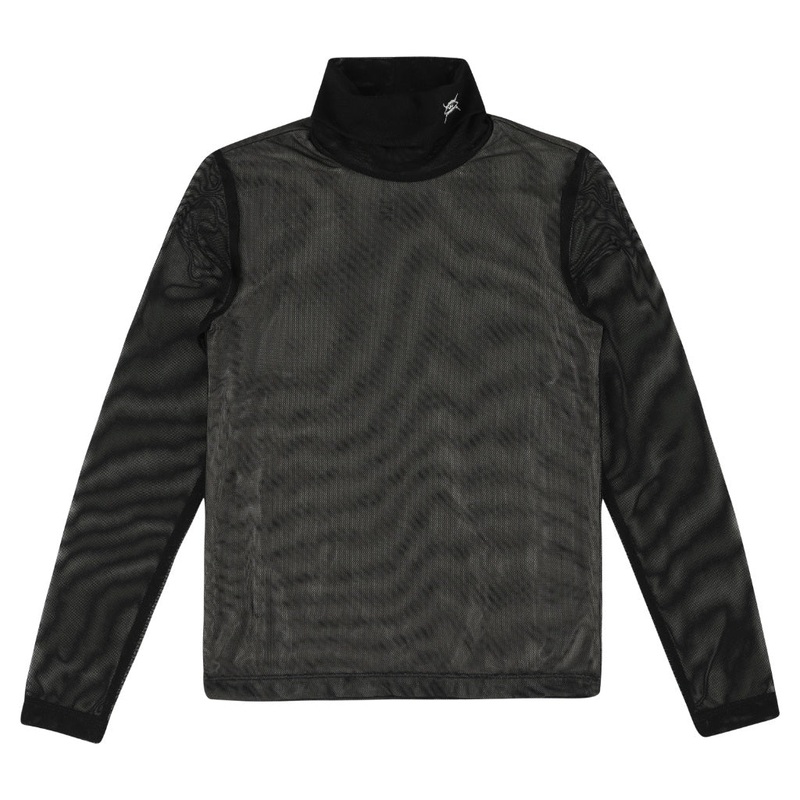 Mesh Turtle Neck|Black|4 Years|6 Years|8 Years|10 Years|12 Years