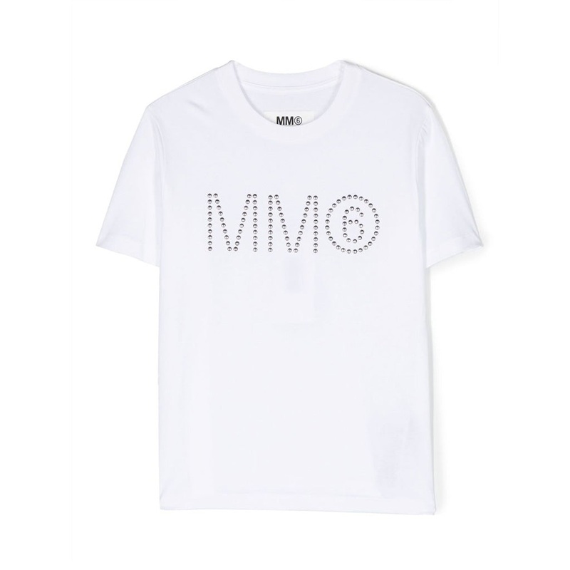 Stud Embellished Short Sleeve  T-shirt