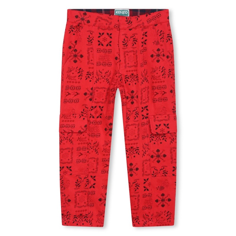 Trousers|Red|3 Years|4 Years|6 Years|8 Years|10 Years|12 Years