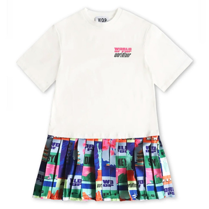 World Tour T-shirt Dress Set|Black|4 Years|6 Years|8 Years|10 Years|12 Years