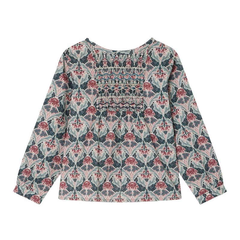 Baroque Print Cotton Blouse|Multi-Colored|4 Years|6 Years|8 Years|10 Years|12 Years|14 Years