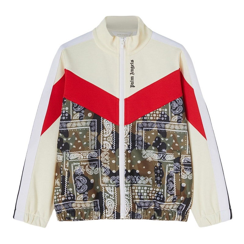 Color Block Camou Track Jacket