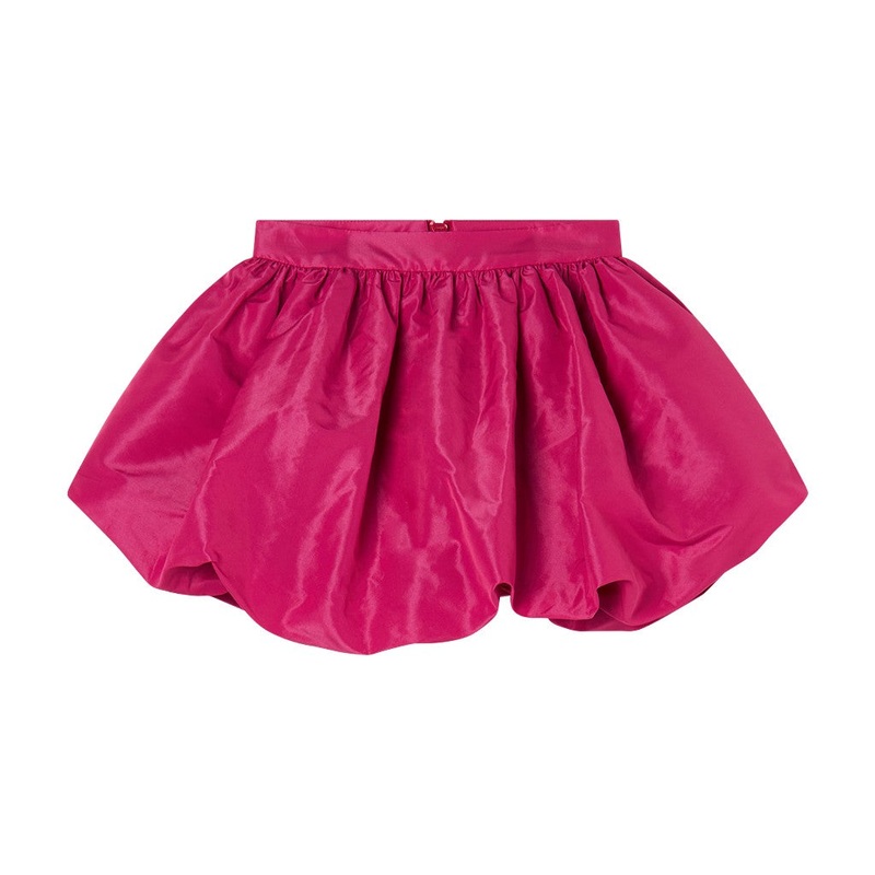 Cotton Poplin Miniskirt|Fuchsia|3 Years|4 Years|6 Years|8 Years|10 Years|12 Years