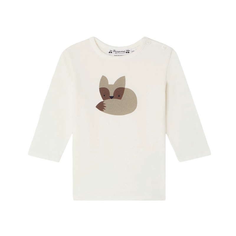 Graphic Print Cotton T-shirt|Ivory|6 Months|12 Months|18 Months|2 Years|3 Years
