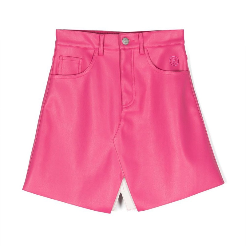 Logo Embroidered A Line Skirt|Fuchsia|12 Years|14 Years|16 Years