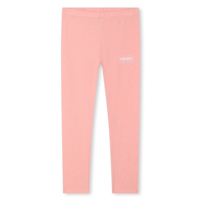 Logo Print Leggings|Pink|3 Years|4 Years|6 Years|8 Years|10 Years|12 Years