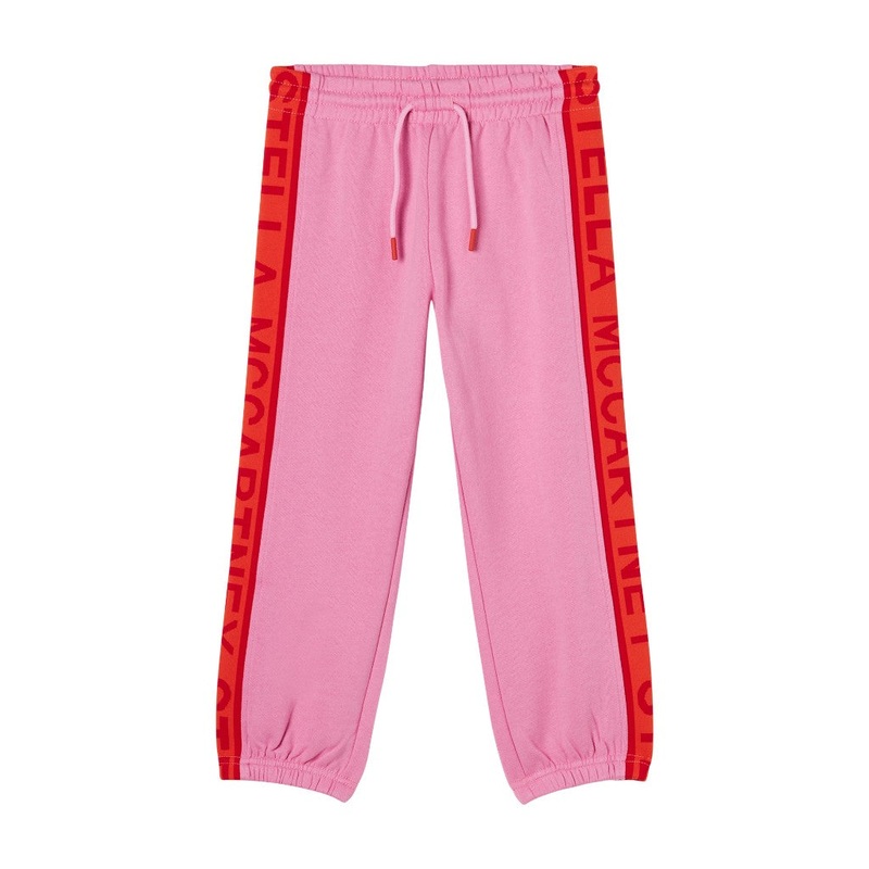 Logo Print Tapered Leg Track Pants