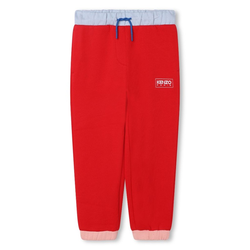 Logo Print Track Pants|Red|3 Years|4 Years|6 Years|8 Years|10 Years|12 Years