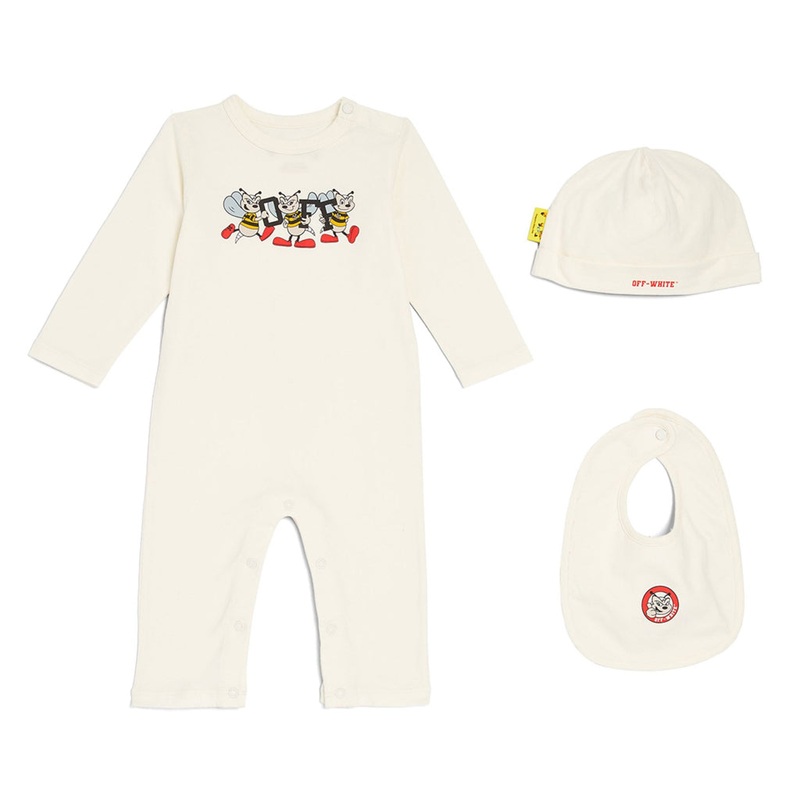 Mascotte Logo 3-Pack|Ivory|6 Months|9 Months|12 Months|18 Months