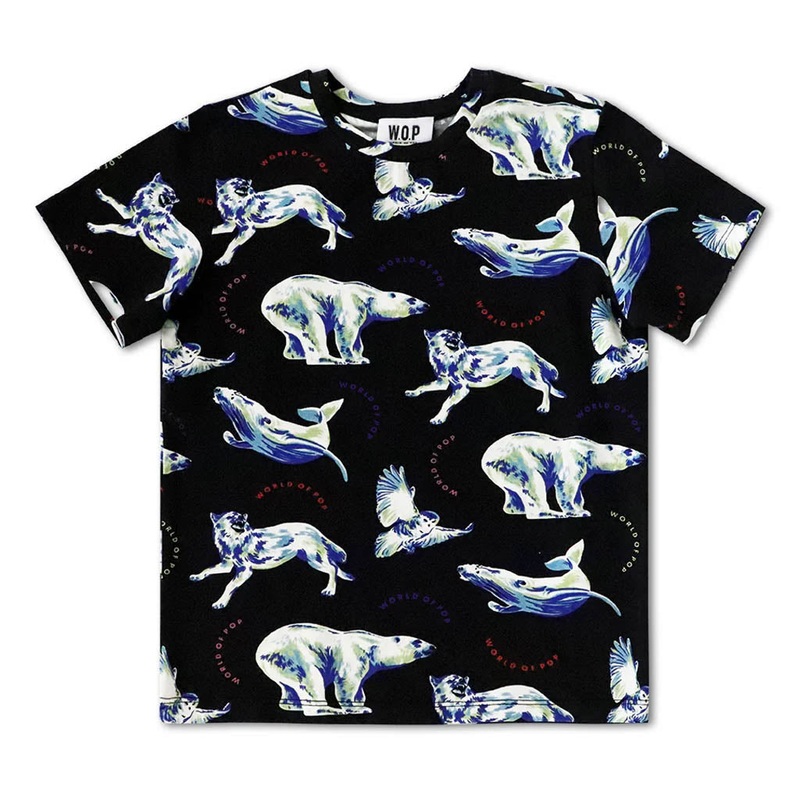 Polar T-shirt|Black|4 Years|6 Years|8 Years|10 Years|12 Years