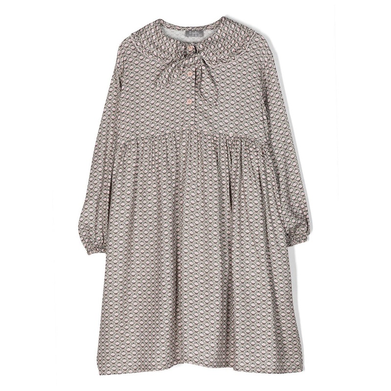 Printed Dress|Multi-Colored|4 Years|6 Years|8 Years|10 Years|12 Years