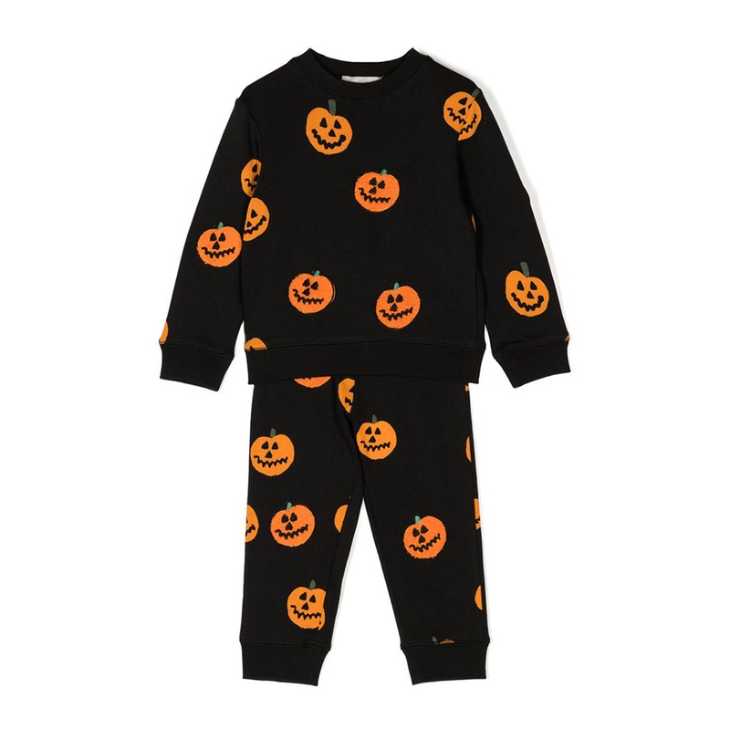 Pumpkin Cotton Jersey Tracksuit Set