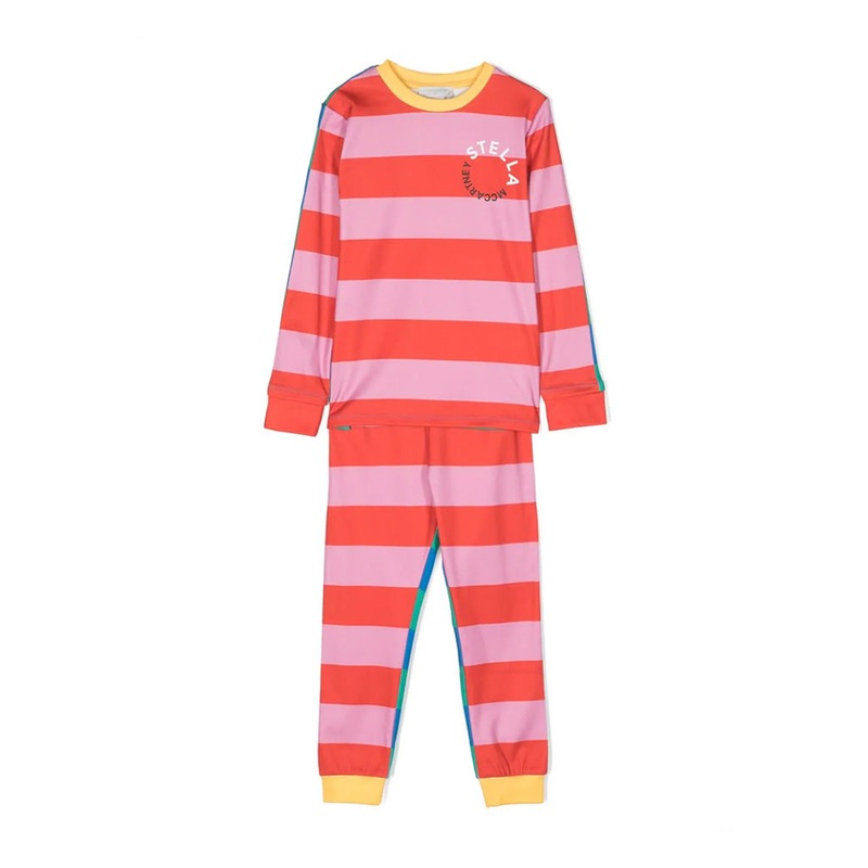 Striped Tracksuit Set|Red|3 Years|4 Years|6 Years|8 Years|10 Years|12 Years