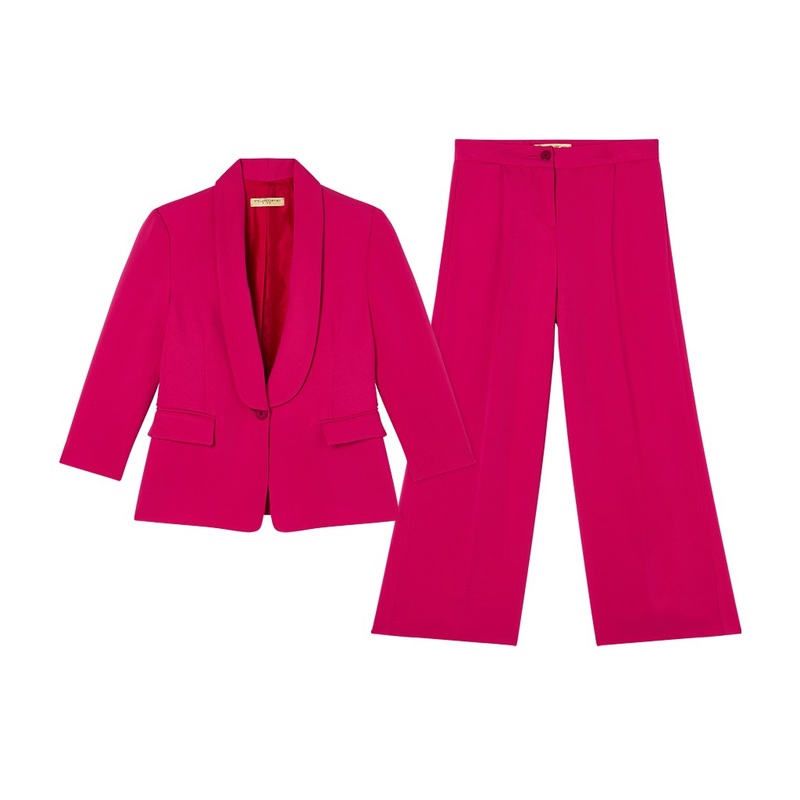 Suit Jacket And Trouser Set|Fuchsia|4 Years|6 Years|8 Years|10 Years|12 Years