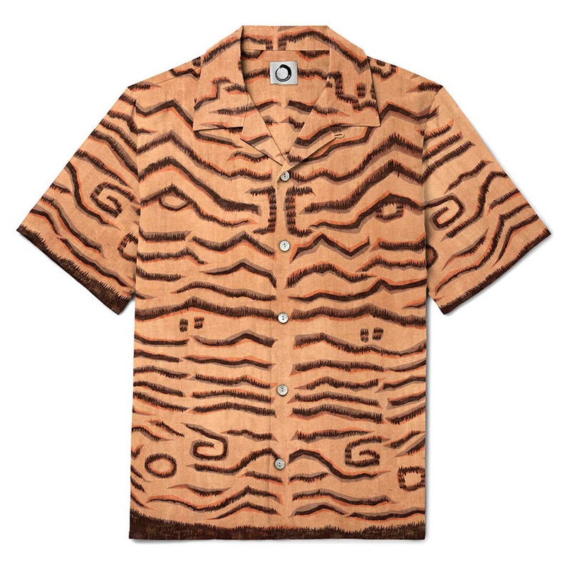 Tora Short Sleeve Shirt|Orange|Large|Medium|Extra Large