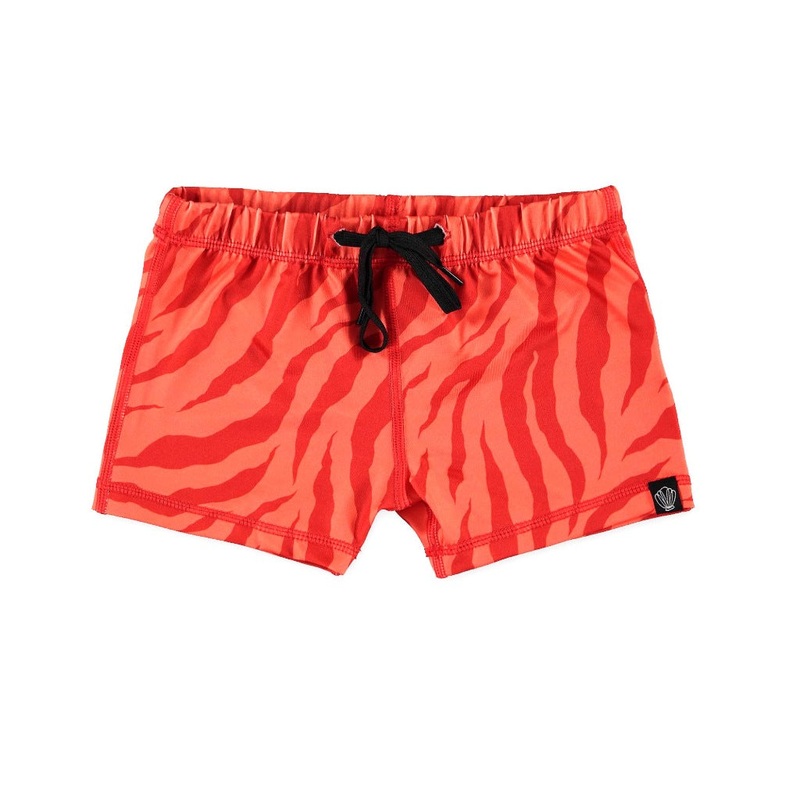 Beach & Bandits Swim Shorts|Red|2-3 Years|4-5 Years|5-6 Years|7-8 Years|9-10 Years