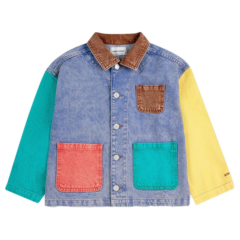 Bobo Choses Colour Block Denim Shirt