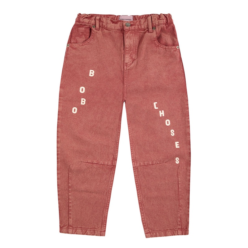 Bobo Choses Denim Pants|Red|4 Years|6 Years|8 Years|10 Years|12 Years