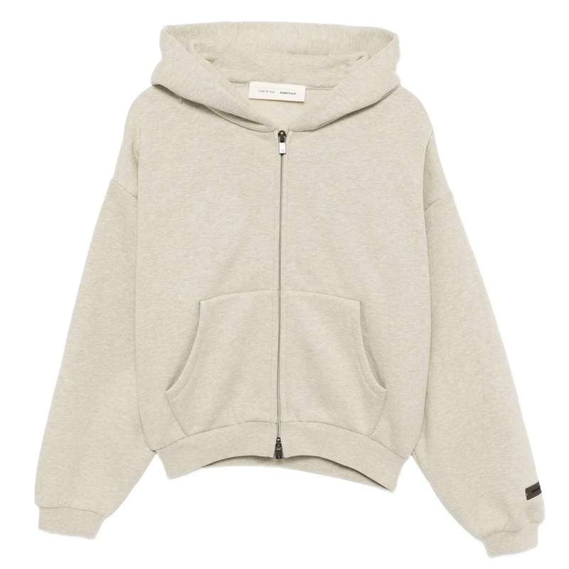Fear of God Essentials Kids Fleece Zip Up Hoodie