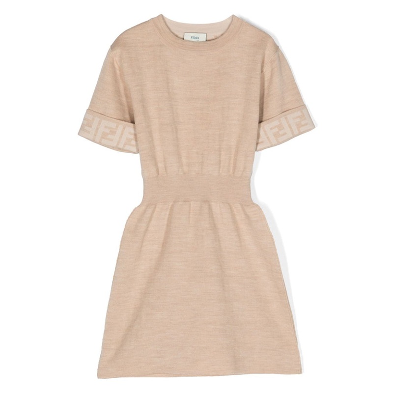 FF Logo Dress|Khaki|4 Years|6 Years|8 Years|10 Years|12 Years|14 Years