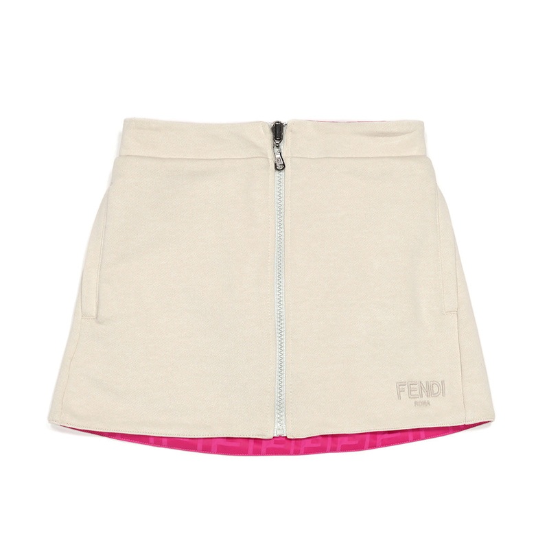 FF Logo Zip Skirt|Fuchsia|4 Years|6 Years|8 Years|10 Years|12 Years